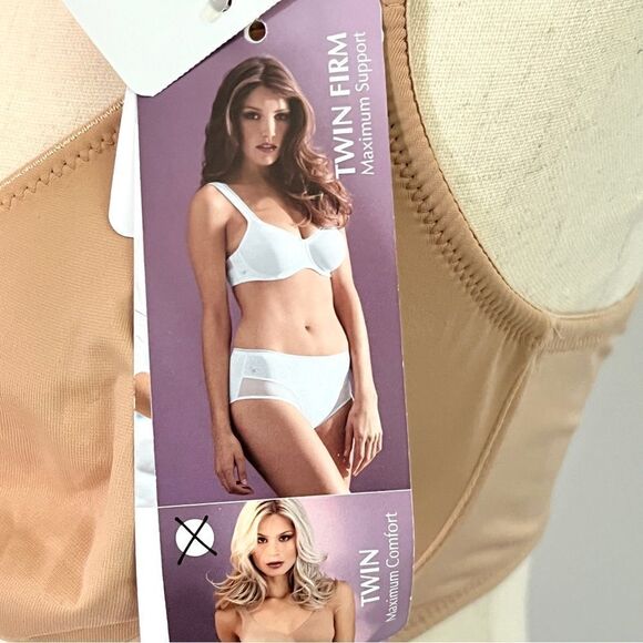 NWT New Anita Rosia Faia 5490 Twin Seamless Comfort Underwire Bra 34C Skin tone - Picture 11 of 16